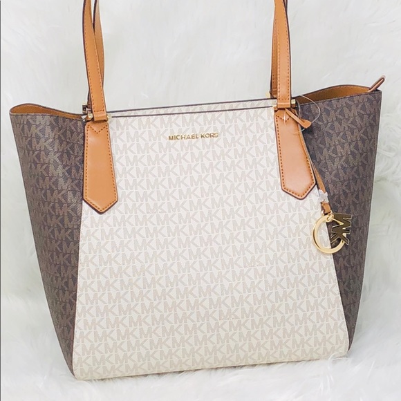 Nwt Michael Kors Kimberly LG bonded tote - Picture 4 of 8